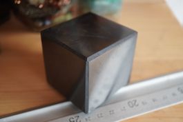 🖤 Sofortkauf – Schungit-Würfel poliert 50 mm 🖤